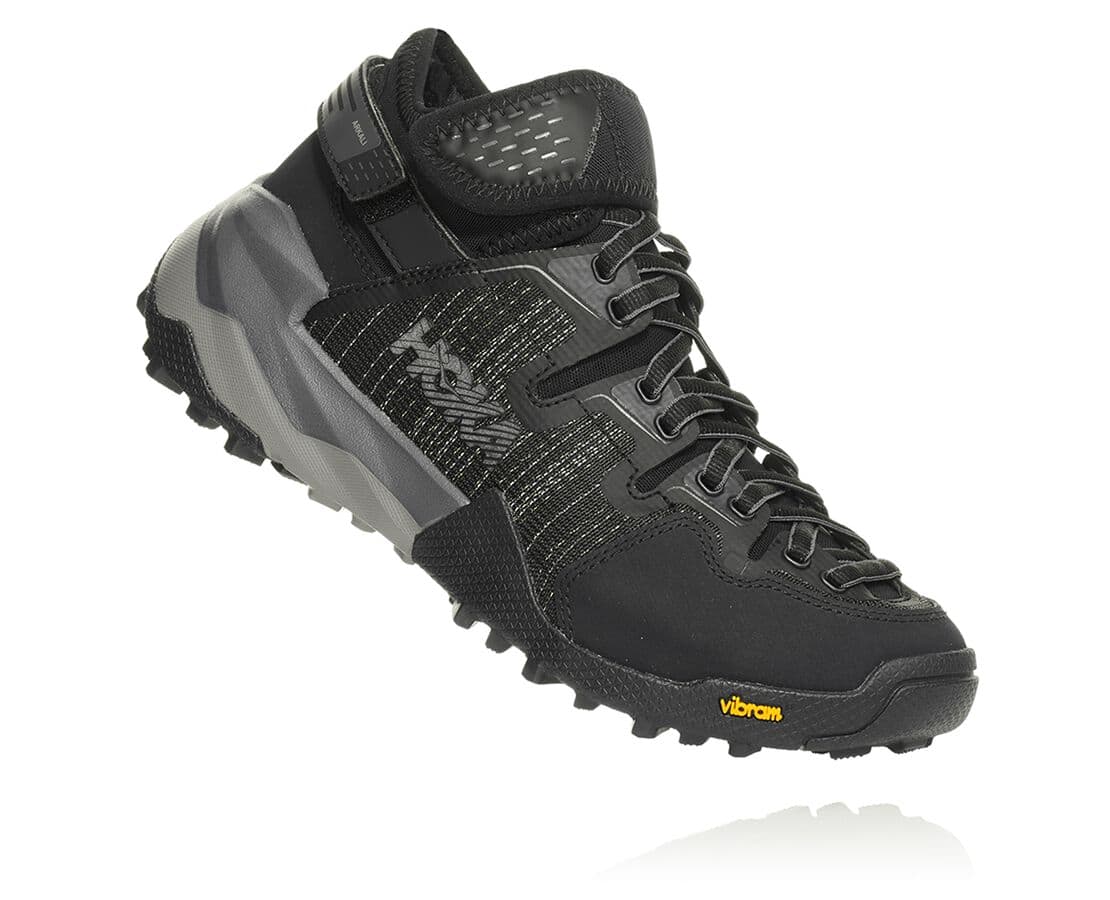 Hoka One One Arkali Philippines - Men's Hiking Boots - Black | QG0249653